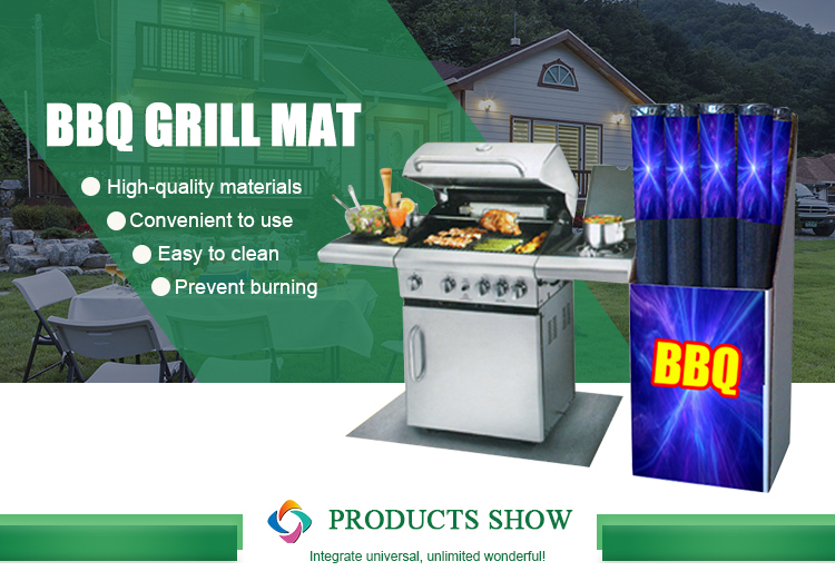 Garden used protective bbq barbecue grill floor ground mats