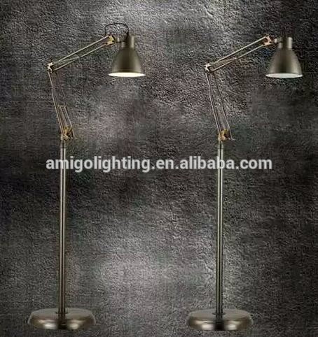 popular adjustable height vintage industrial table lamp for restaurant