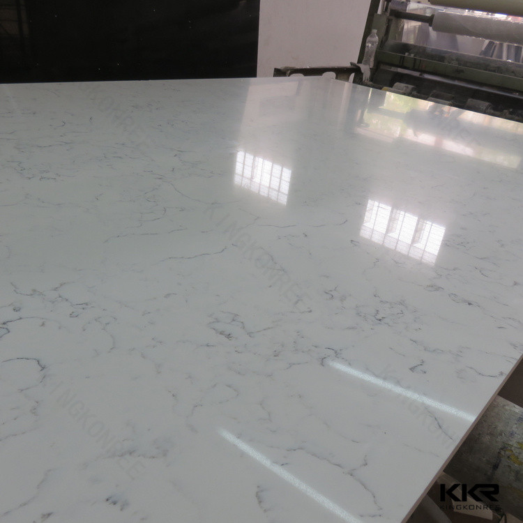 snow white marble stone, quartz stone big slab for vanity top