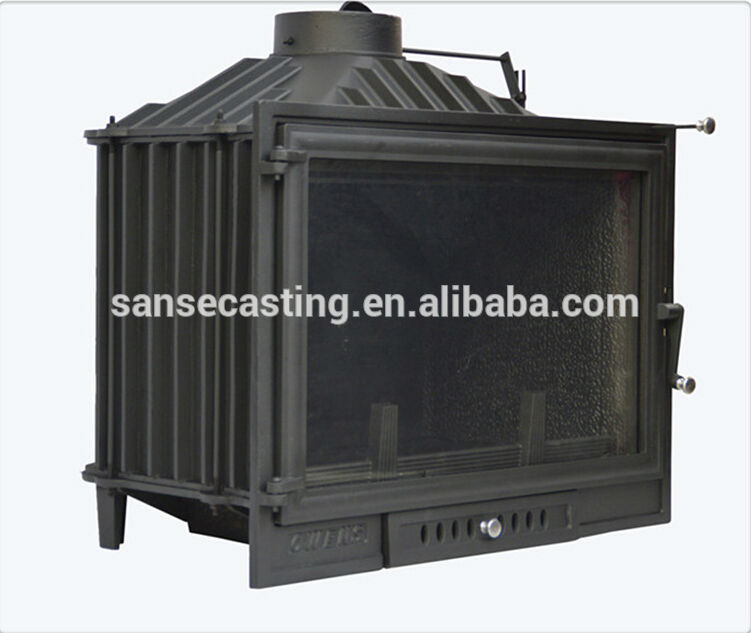 cast iron material and wood fireplace type solid fuel fireplace BSC328