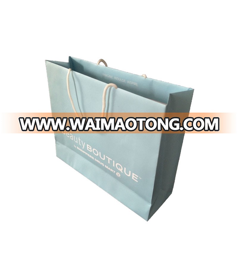 Custom Made Brown Kraft & White Paper Packaging Bags