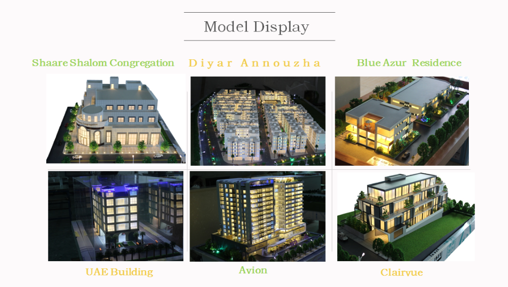 Industrial machine scale model for work display, customized miniature models