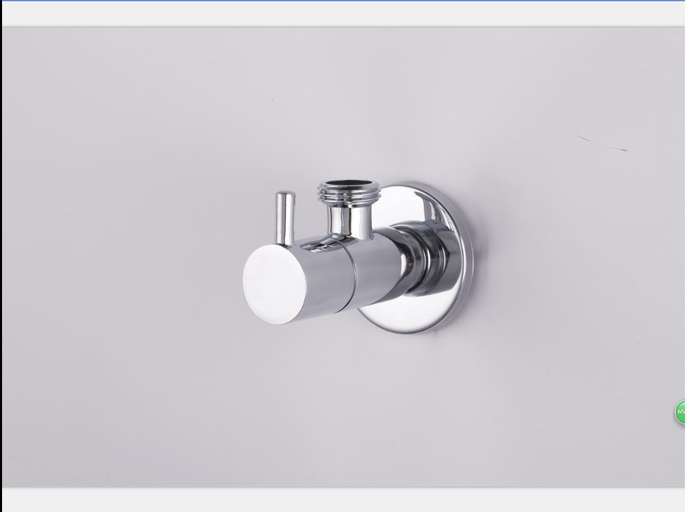 new model.Brass toilet adapter.Copper angle valve with holder.BSCI certificate approved