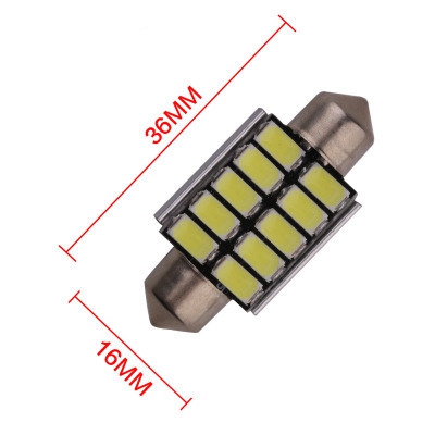 Festoon Car Led Canbus Light Small Reading Double Point Number Plate