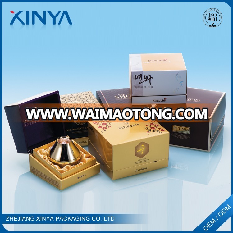 XINYA Oem Factory Custom Order Makeup Packing Cosmetic Folding Box