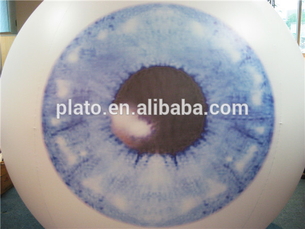 New design big inflatable simulation eyeball balloon for event