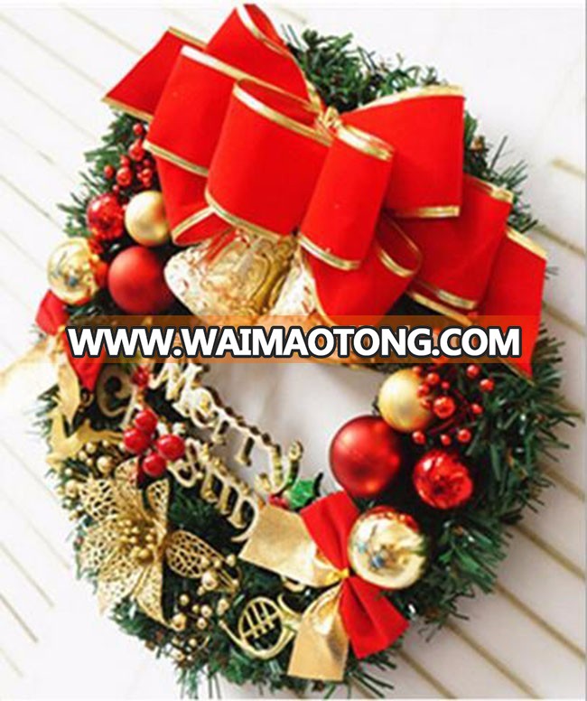 Factory customize different size plastic artificial merry christmas garland