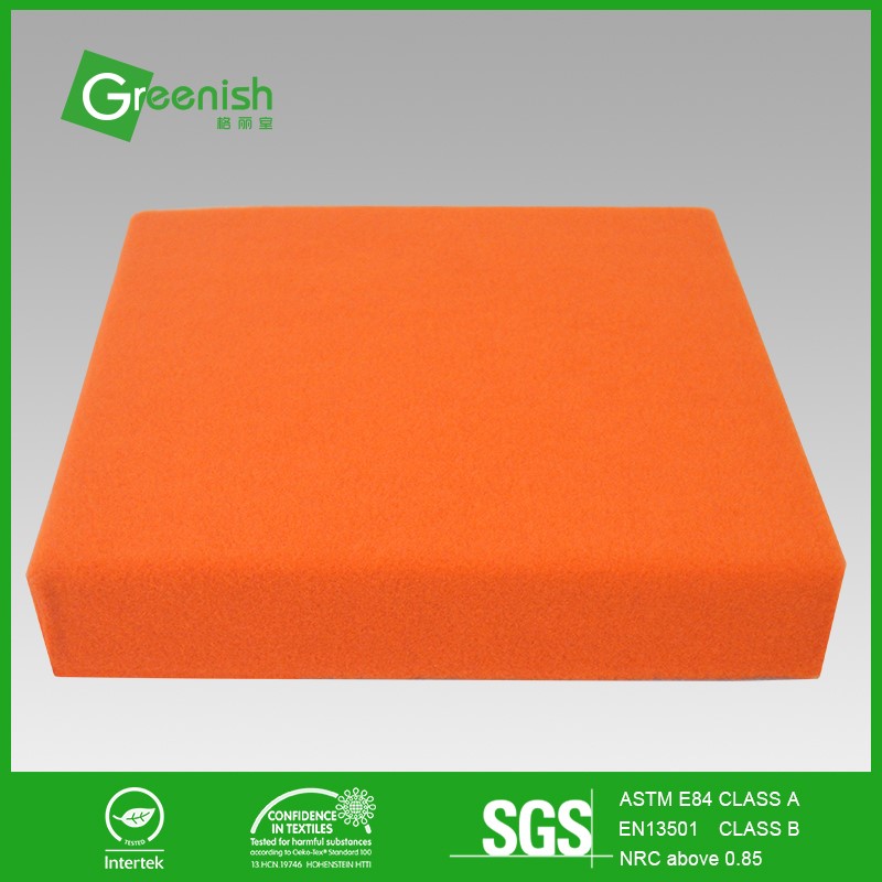 Decorative polyester felt fabric felt covered panels