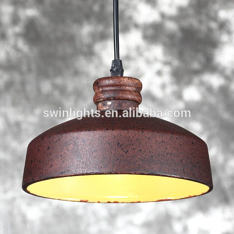 Industrial hanging lighting ceramic pendant lamp vintage pendant light