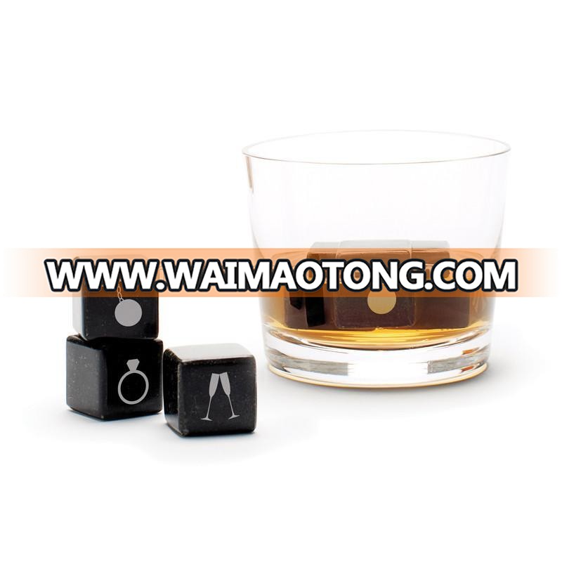 Personalized Whiskey Stones with logo , Branded whiskey rocks