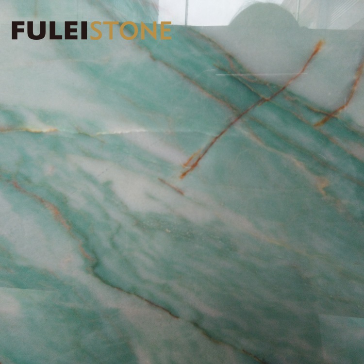 Brazilian quartzite Gaya green marble for luxury house decoration