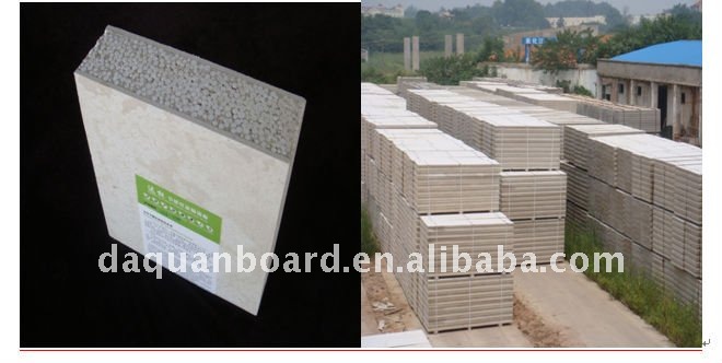 90mm 120mm eps cement hollow panel