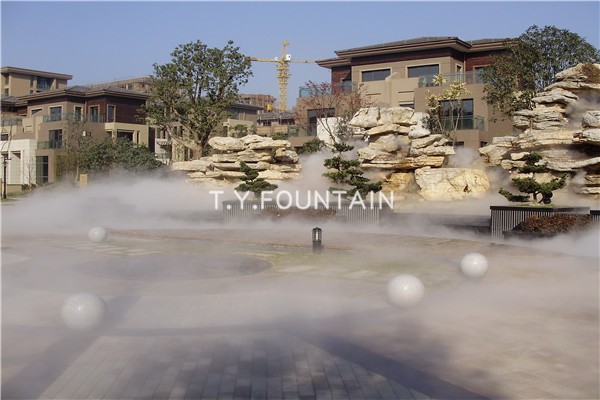 Artificial Fog Fountain For Sale Mist Fountain Project in China