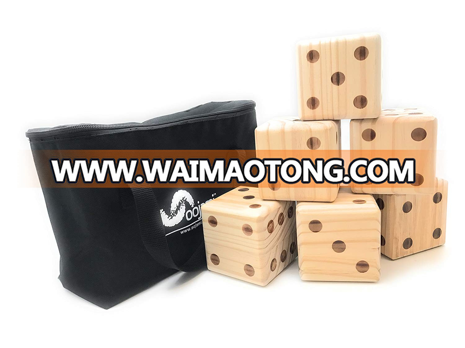 Outdoor wooden giant dice yard dice game for kids and adults