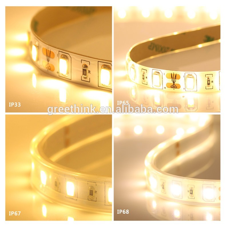 High Quality pink 5730 12V 30leds/m waterproof led strip light