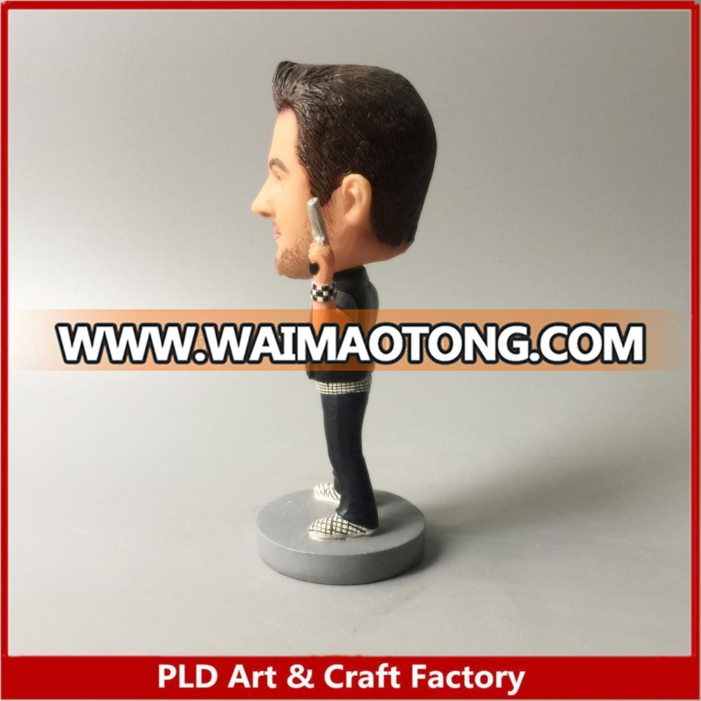 5 inch Bobble Head/Custom Bobble Head Wholesales/ resin bobble heads