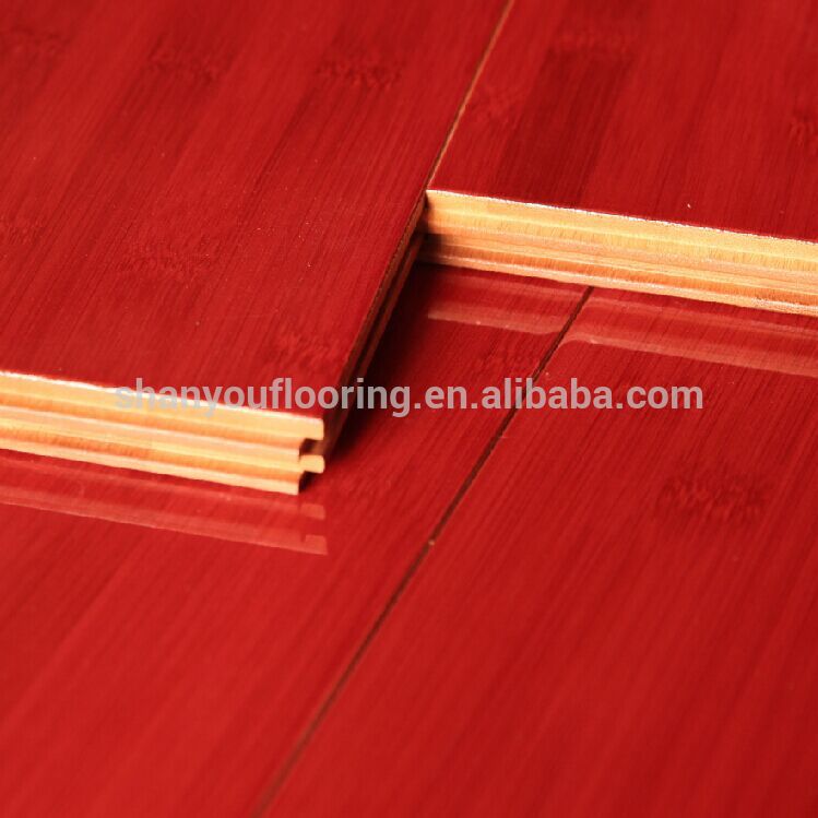 High Gloss Coloured bamboo flooring from China manufacture