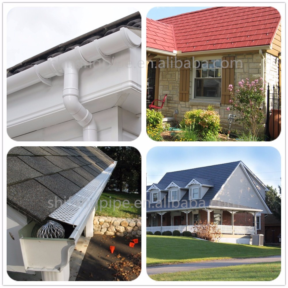 wholesale aluminum rain gutter and all fittings