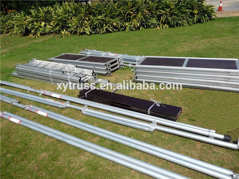 aluminum layer scaffolding truss