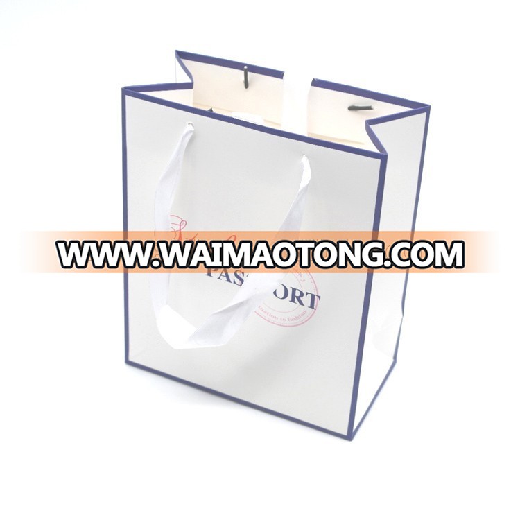 Cheap custom printed gift paper bag with your own logo