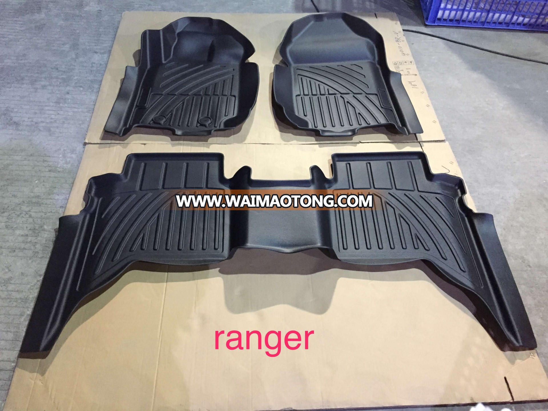 car foot mat  TPO new material car mat for pickup trunk  Ranger