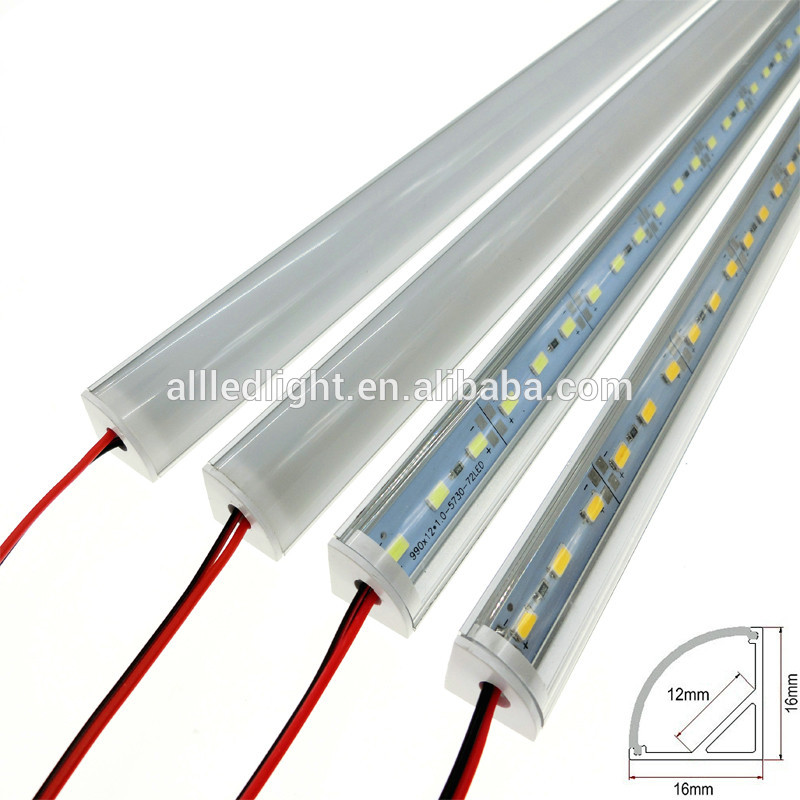 Wall Corner LED Bar Light DC 12V 50cm SMD 5730 LED Strip Light For Kitchen Under Cabinet