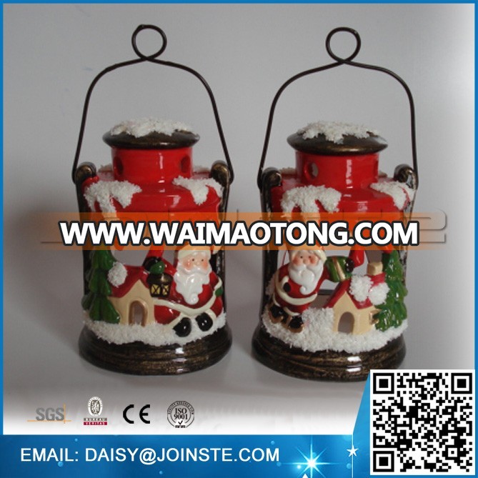 TC8071-08770-771 Ceramic Lantern Chinese Christmas ornaments