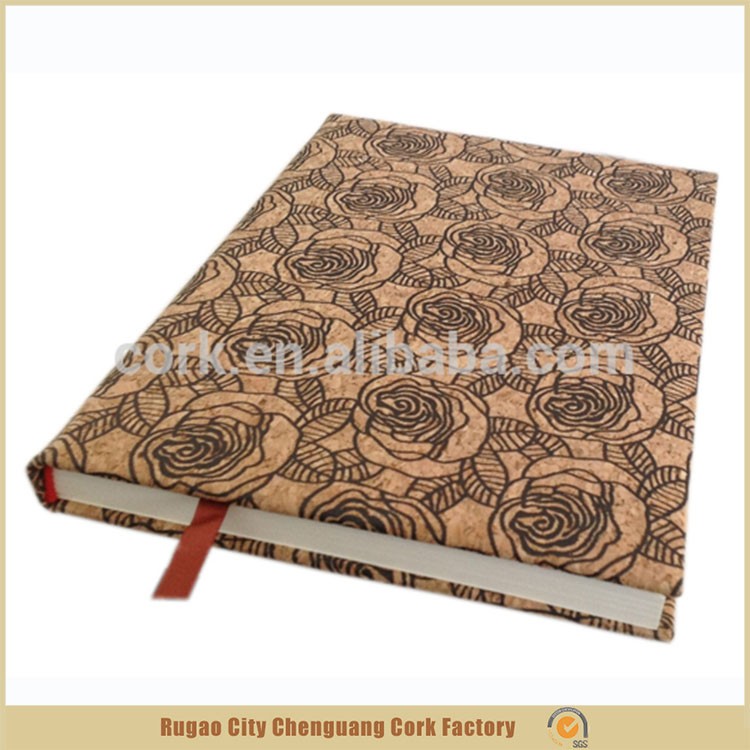 2016 natural cork cover recycled notebook