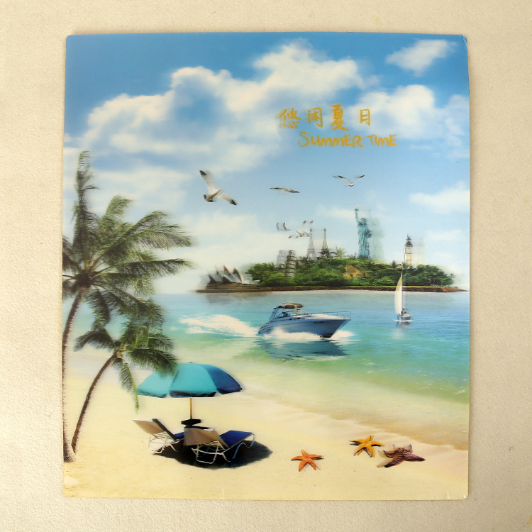 Beautiful 3d picture for printing pp plastic lenticular poster