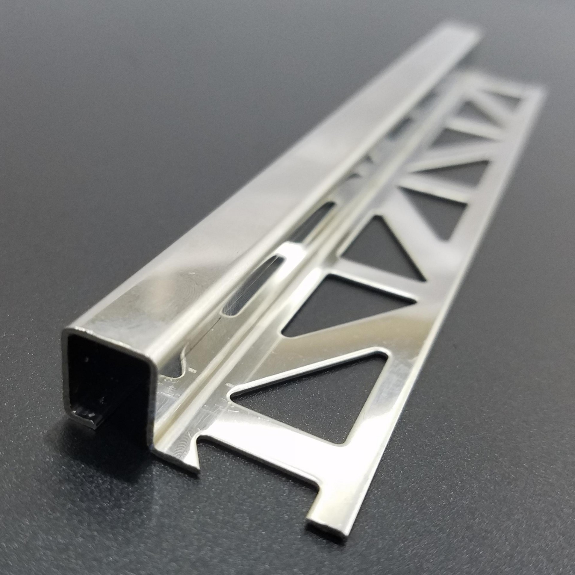 Stainless steel square edge ceramic tile trim profile