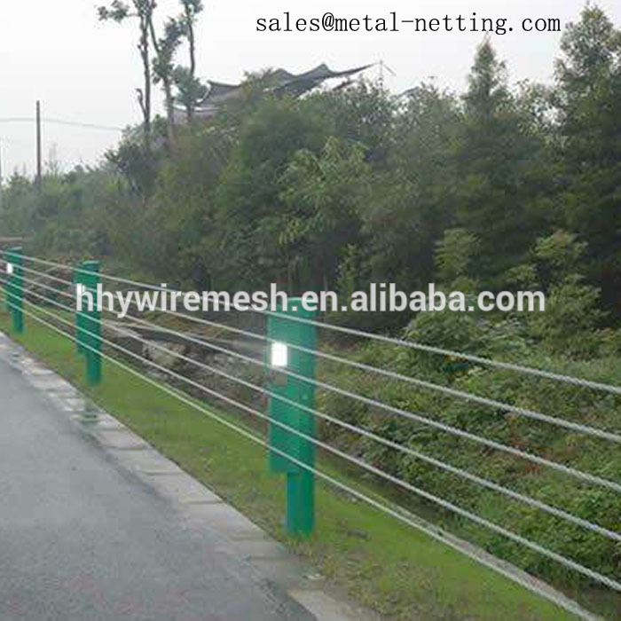 Flexible Wire Rope Fence for  highway guardrail cable barriers