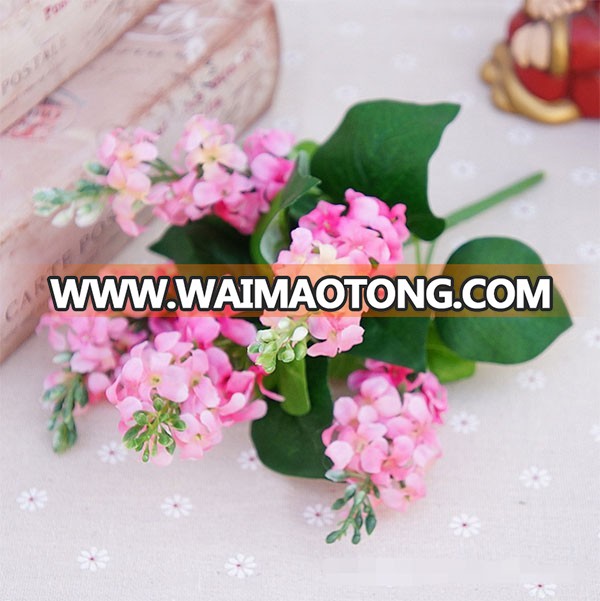 Hot sale fabric artificial hyacinth flower for wedding decoration