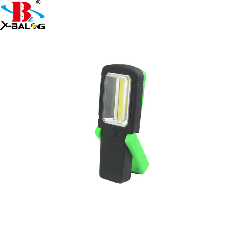 Factory Plastic multi-function high power COB good quality use 3*AAA battery work light led light