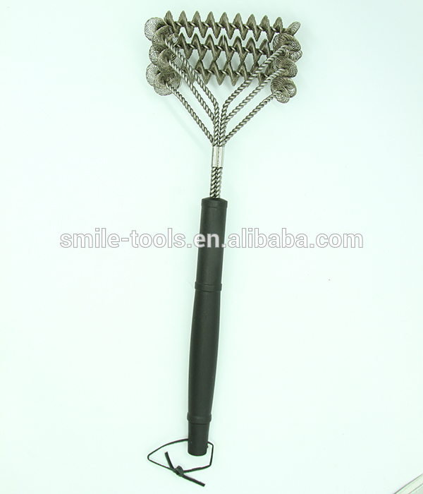 Stainless Steel BBQ Cleaning Grill Brush And Scraper