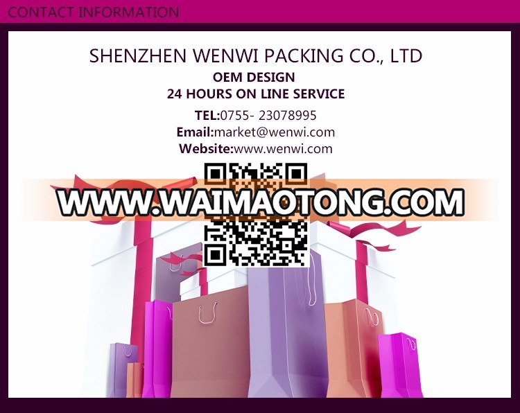 Shenzhen High Quality Custom Print Matt Black Color Paper Gift Bag with Rope Handle