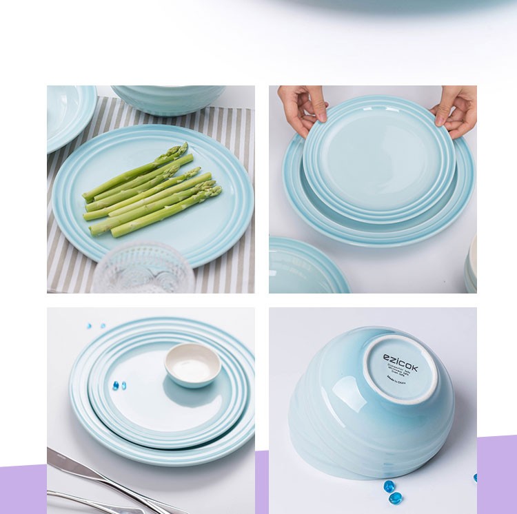 China factory latest Graduated Round bowl set ceramic