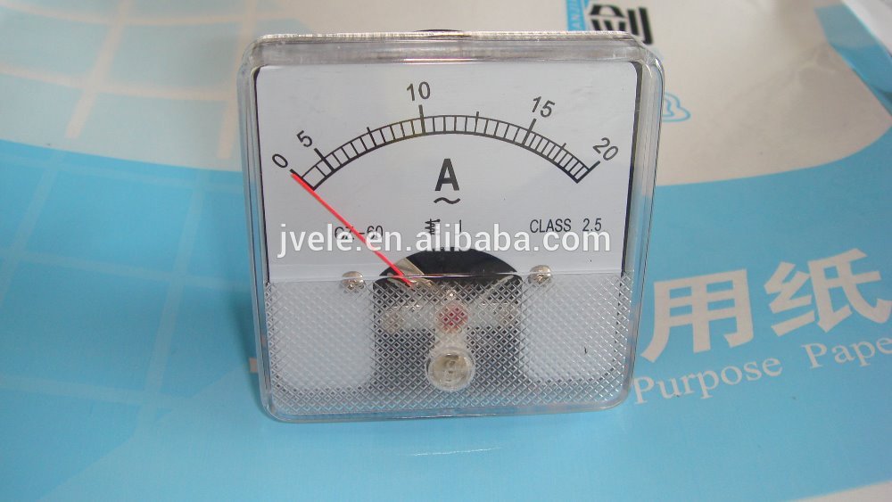 China supplier DC Volt Meter DC Voltmeter 72x72mm 96x96mm Analog DC Panel Meter