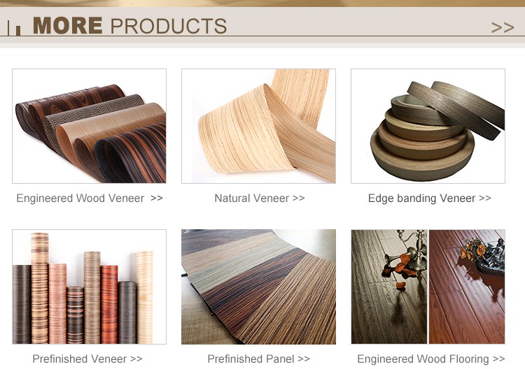 UV Coating Prefinished Veneer Board Sawing Cut Veneer Plywood for Furniture and Door