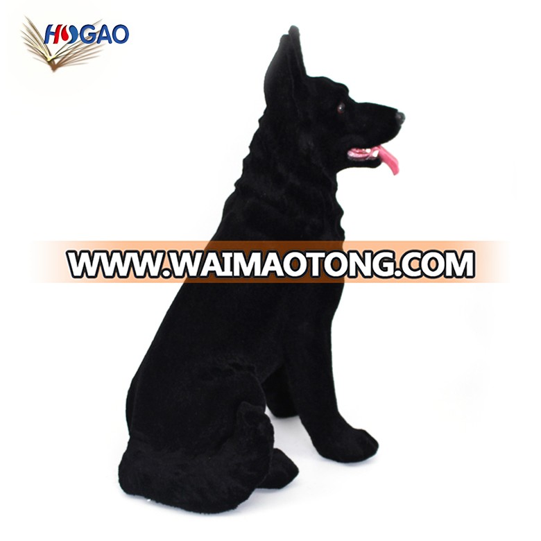 2019 Brand new wholesale resin black dog statues