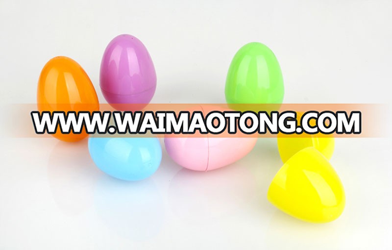 2018New Design:Plastic Attractive Egg with Metallic-Colorful glitter eggs