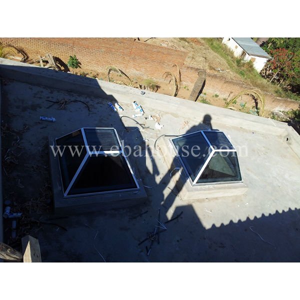 aluminum frame skylight/ fixed window frame design