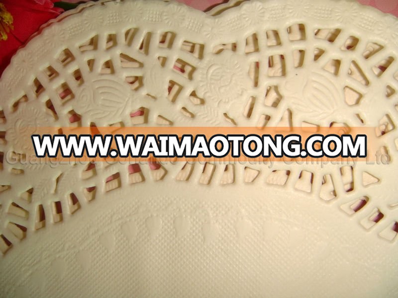 200pcs 35CM*25CM Romantic Embossed Rectangle Paper Doilies Lace