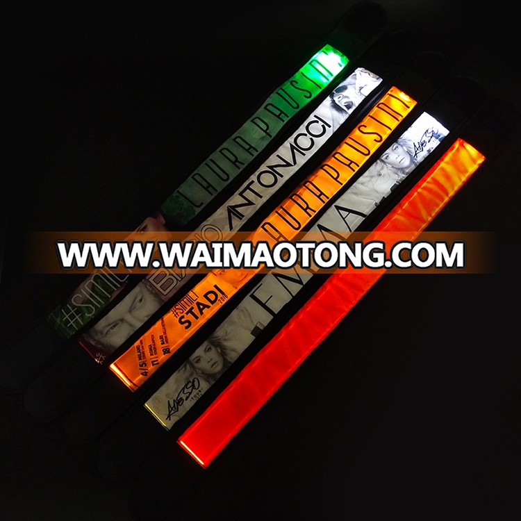 Concert party supply custom logo colorful flashing LED headband