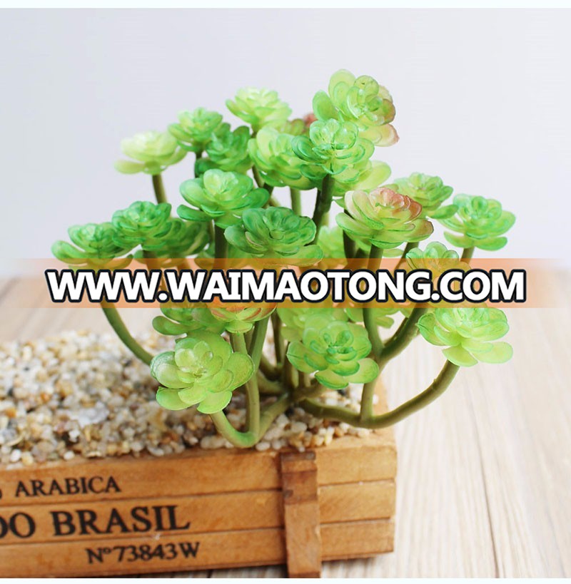 Factory fake plants artificial plastic succulent plants for home garden decoration