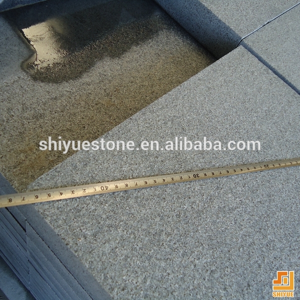 China dark grey G654 Granite outdoor granite floor tile car parking thick floor tile