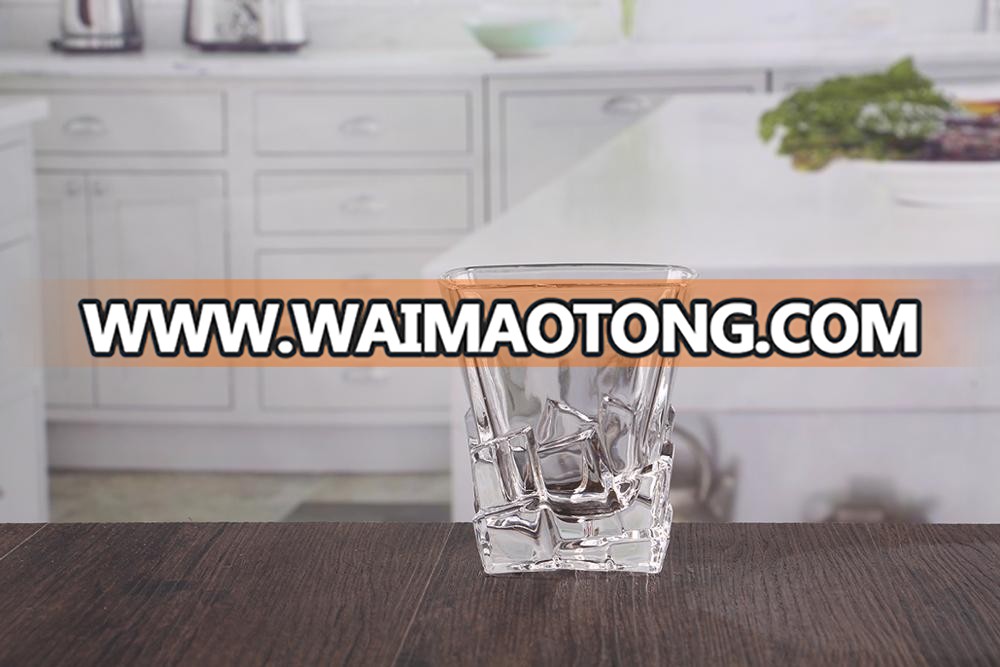 Wholesale Unique Iceberg Whiskey Glasses Wine Accessories Luxury Crystal Glasses Set