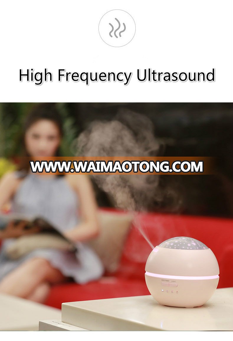 150ml Creative Light Shadow Aromatherapy Machine Mini Ultrasonic Humidifier Essential Oil Perfume Spread Incense Spray Machine