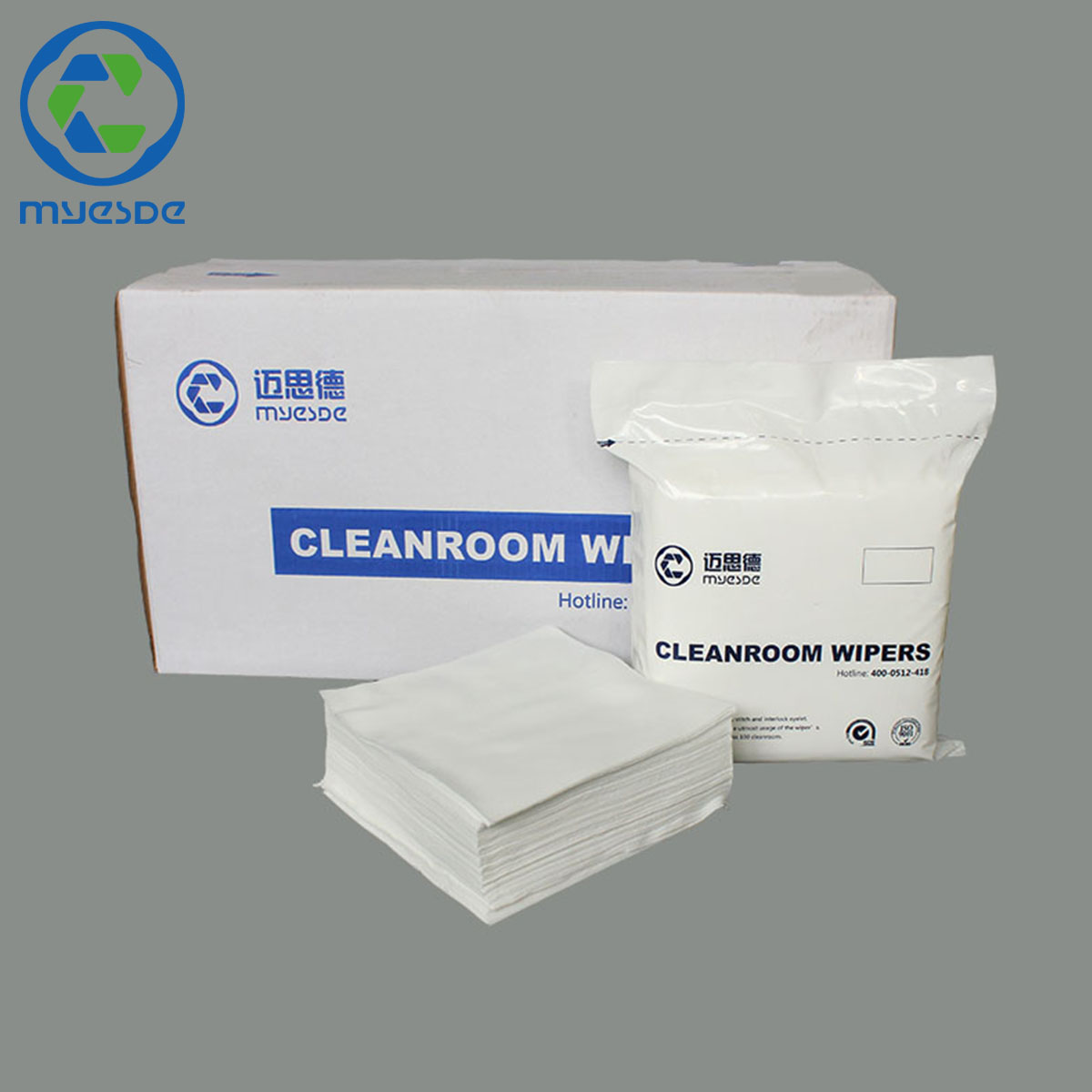 100% Polyester Cleanroom Cleaning Wiper Cloth