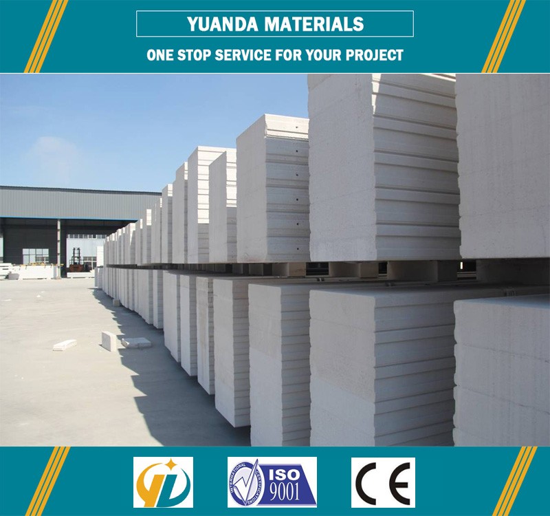 Autoclaved aerated concrete panel steel structure warehouse