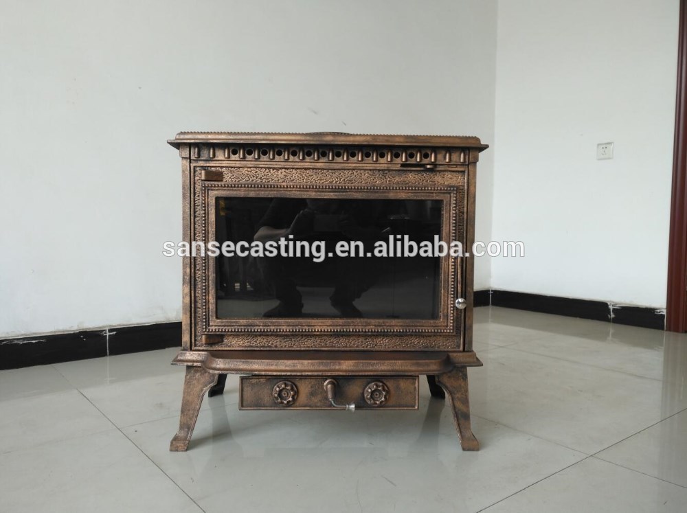 New design cast iron burner stove, cast iron wood stove BSC324-1